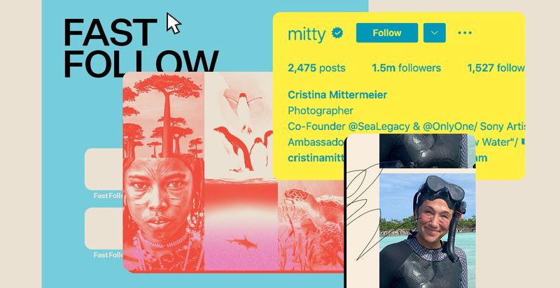 Kristīna Mitermaijere ir Instagram dabas aizsardzības karaliene