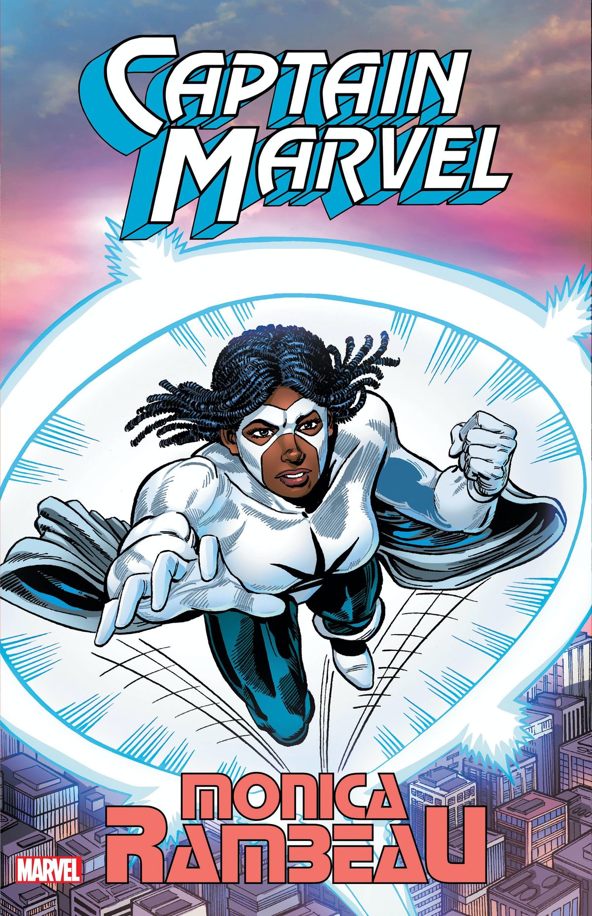 „WandaVision“ Monica Rambeau buvo originali kapitonė „Marvel“.