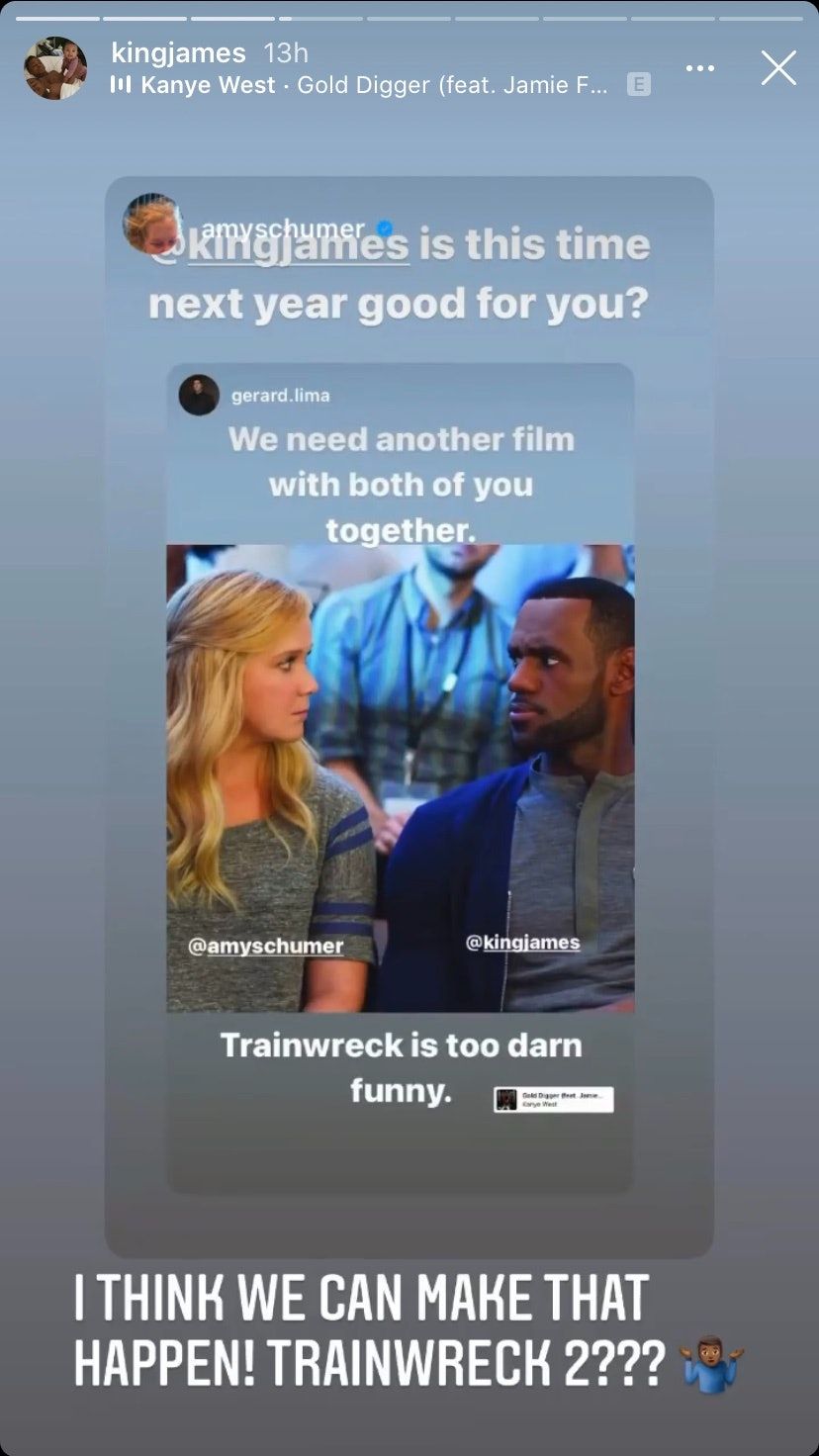 Amy Schumer y LeBron James dieron a los fanáticos la esperanza de una secuela de Trainwreck
