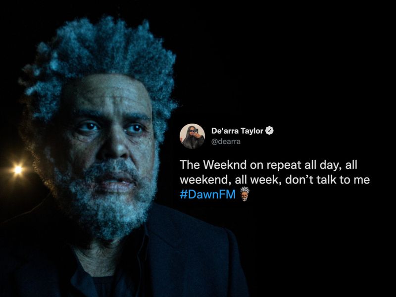 Menschen können ihre Gefühle nicht kontrollieren, während sie das neue Album von The Weeknd hören
