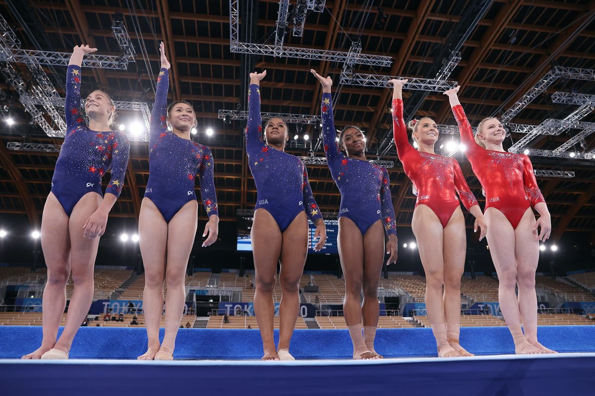 Die olympische Turnerin MyKayla Skinner zeigte jedes wunderschöne Team USA Trikot