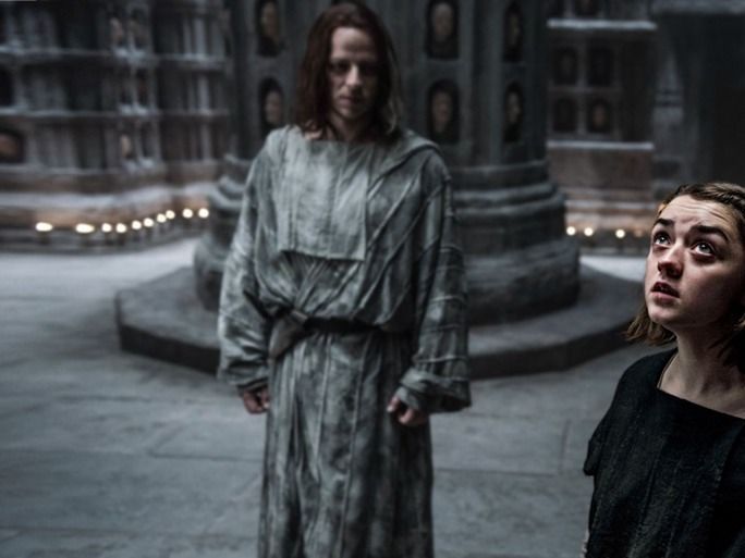 Mitä kasvojen sali tarkoittaa Arya Starkille?