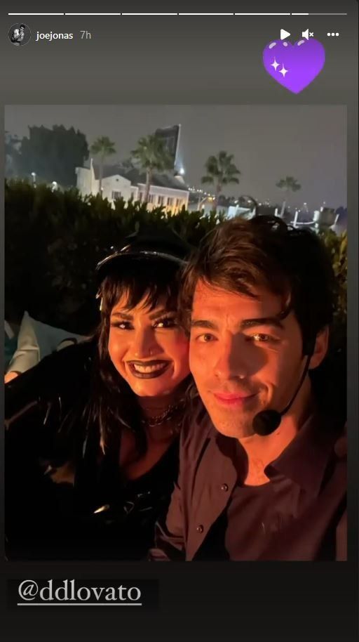 Joe Jonas et Demi Lovato ont eu une adorable réunion d'Halloween