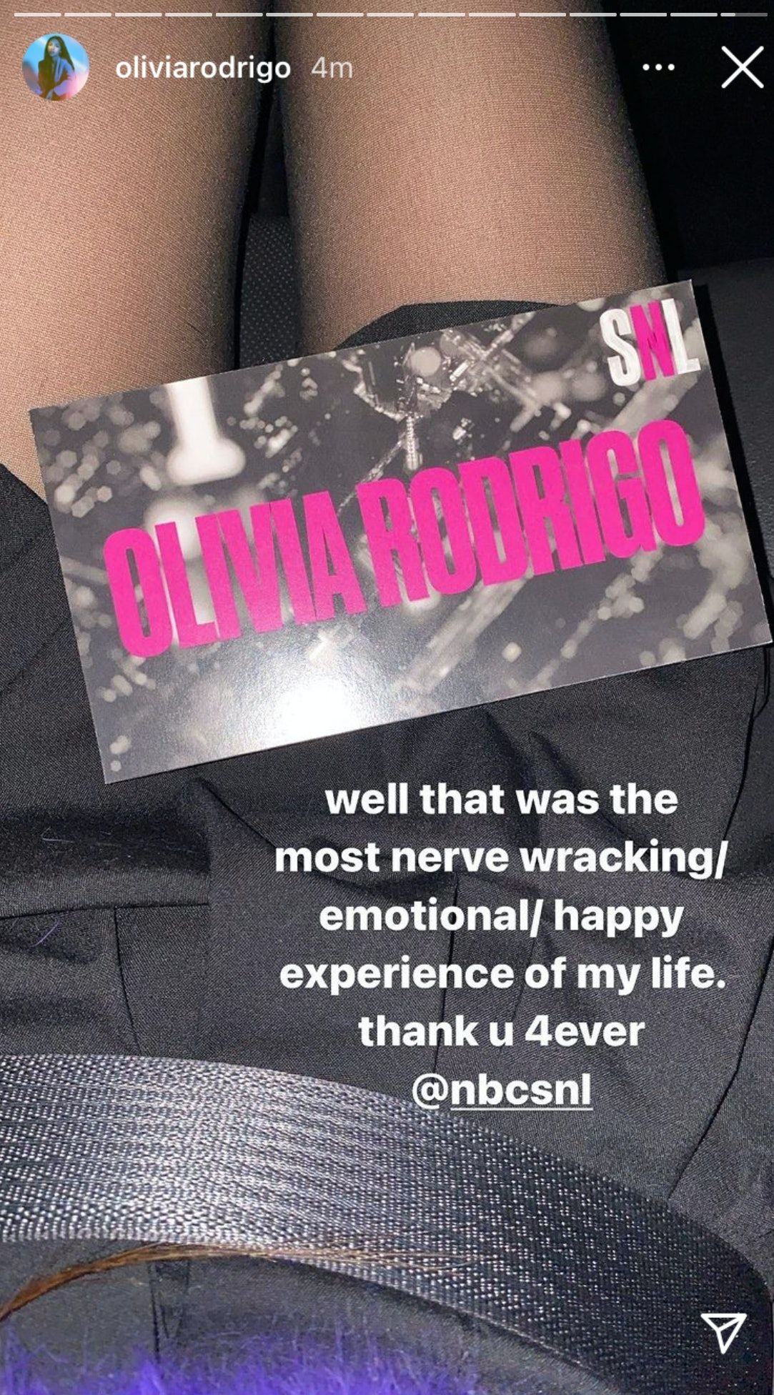 Olivia Rodrigo a partagé toutes ses émotions après sa performance SNL