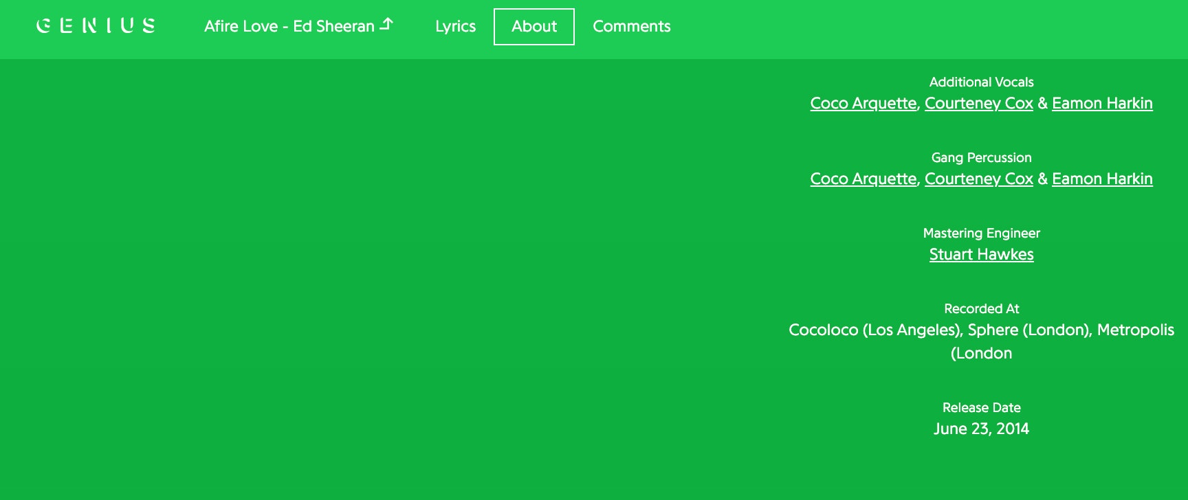 Courteney Cox es más que amiga de Ed Sheeran: canta en sus álbumes