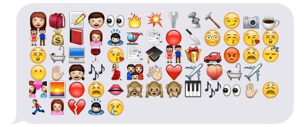 L'intrigue 'Cinquante Nuances' ... racontée par Emojis