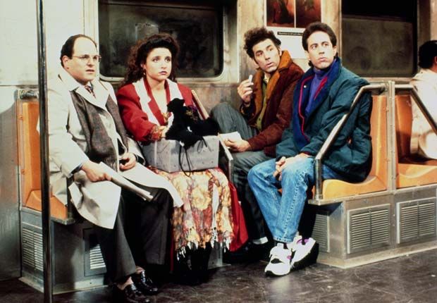 Helppo ja eeppinen DIY Seinfeld -asu ryhmälle