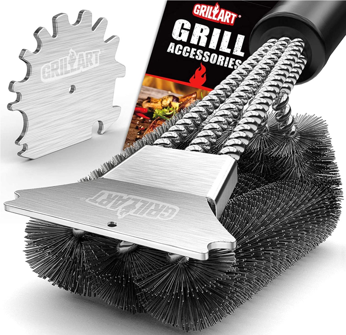 Le 3 migliori spazzole per griglia per griglie in acciaio inossidabile