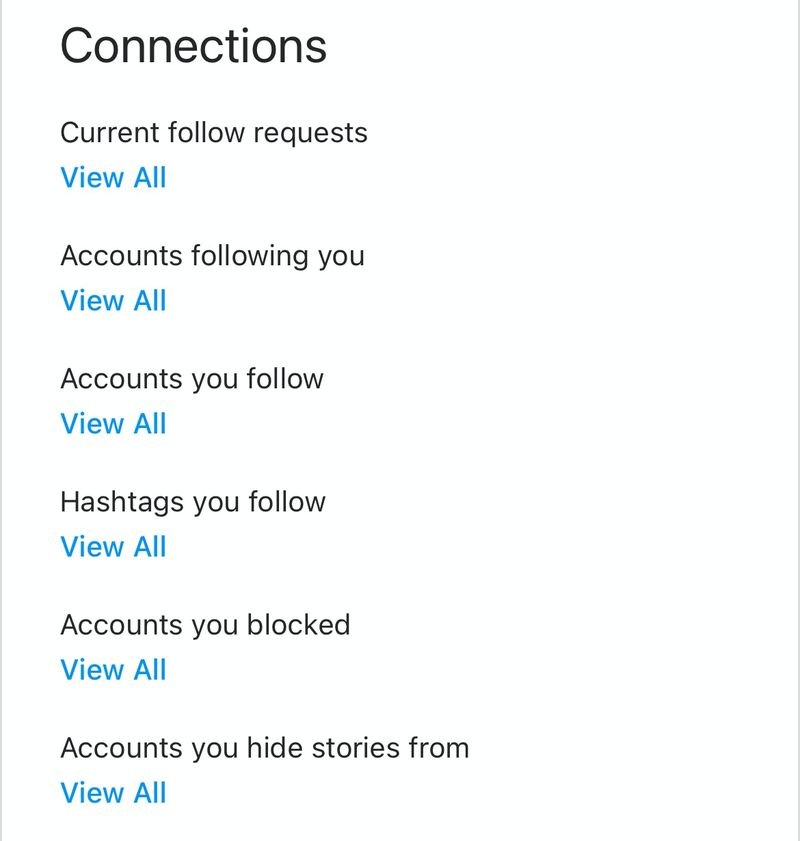 Ce dossier Instagram secret montre qui ignore vos demandes de suivi
