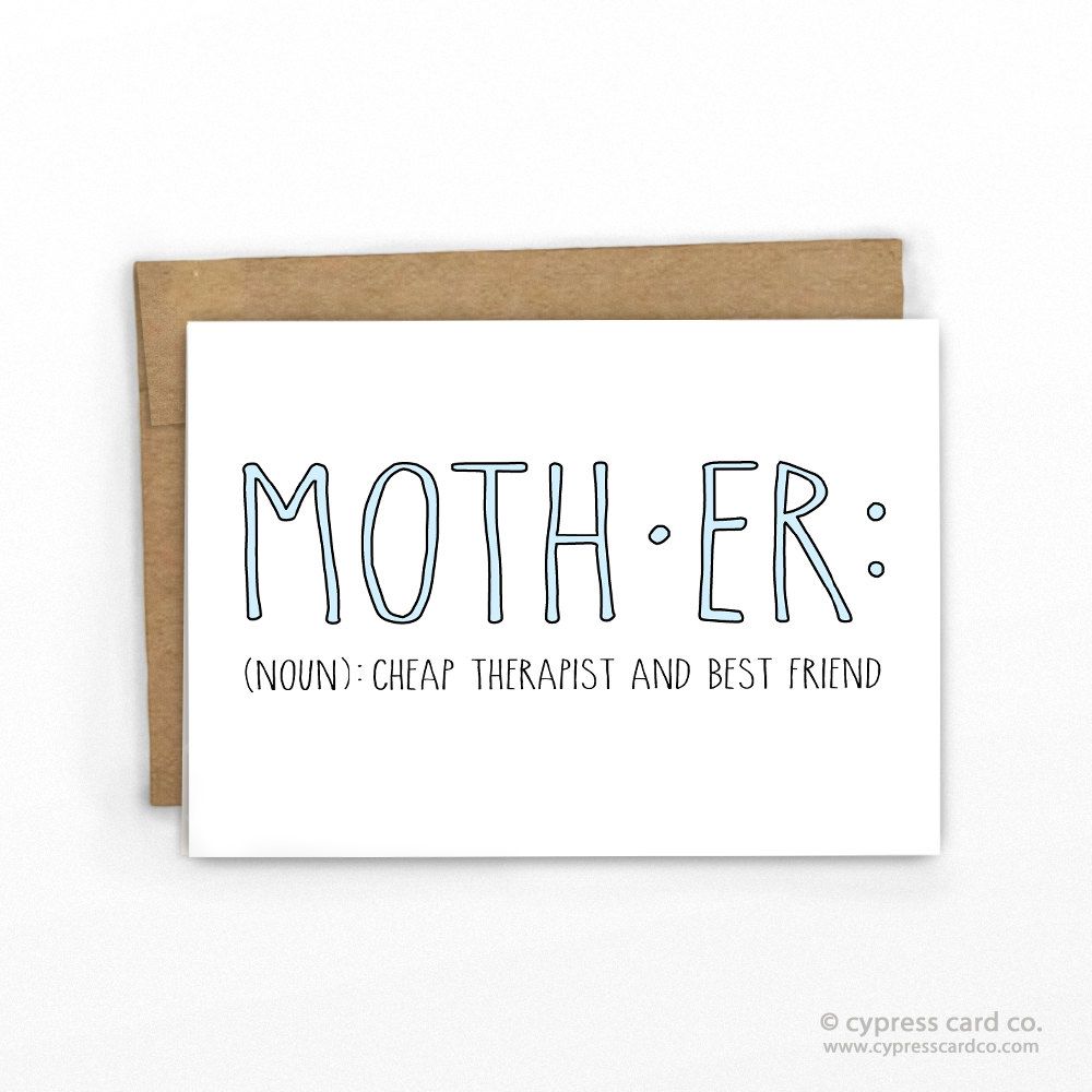 19 divertidas tarjetas del día de la madre para tu mamá