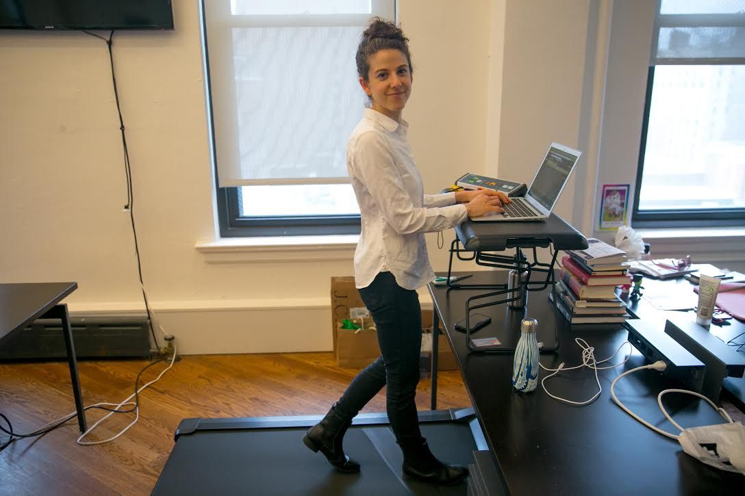 Χρησιμοποίησα ένα γραφείο Treadmill για ένα μήνα