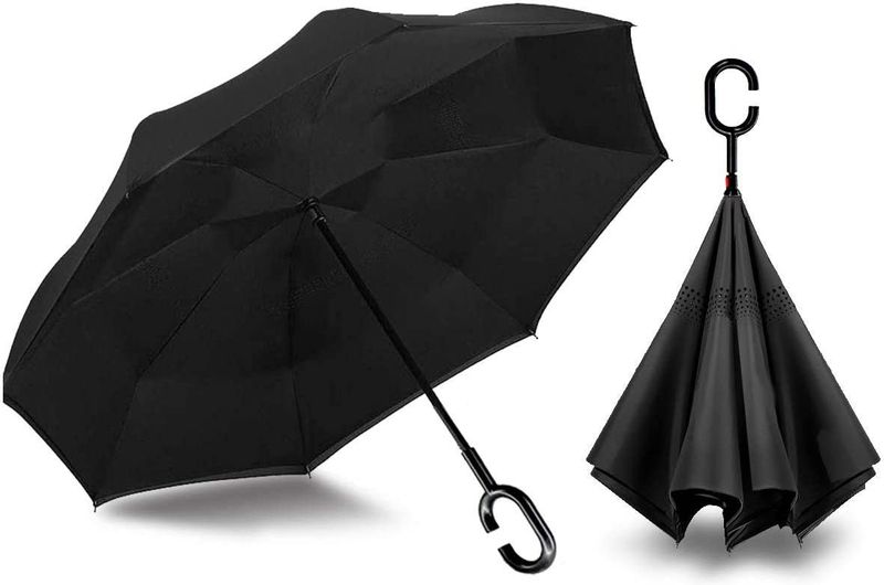 5 najlepších obrátených dáždnikov, ktoré vás udržia v suchu v daždi
