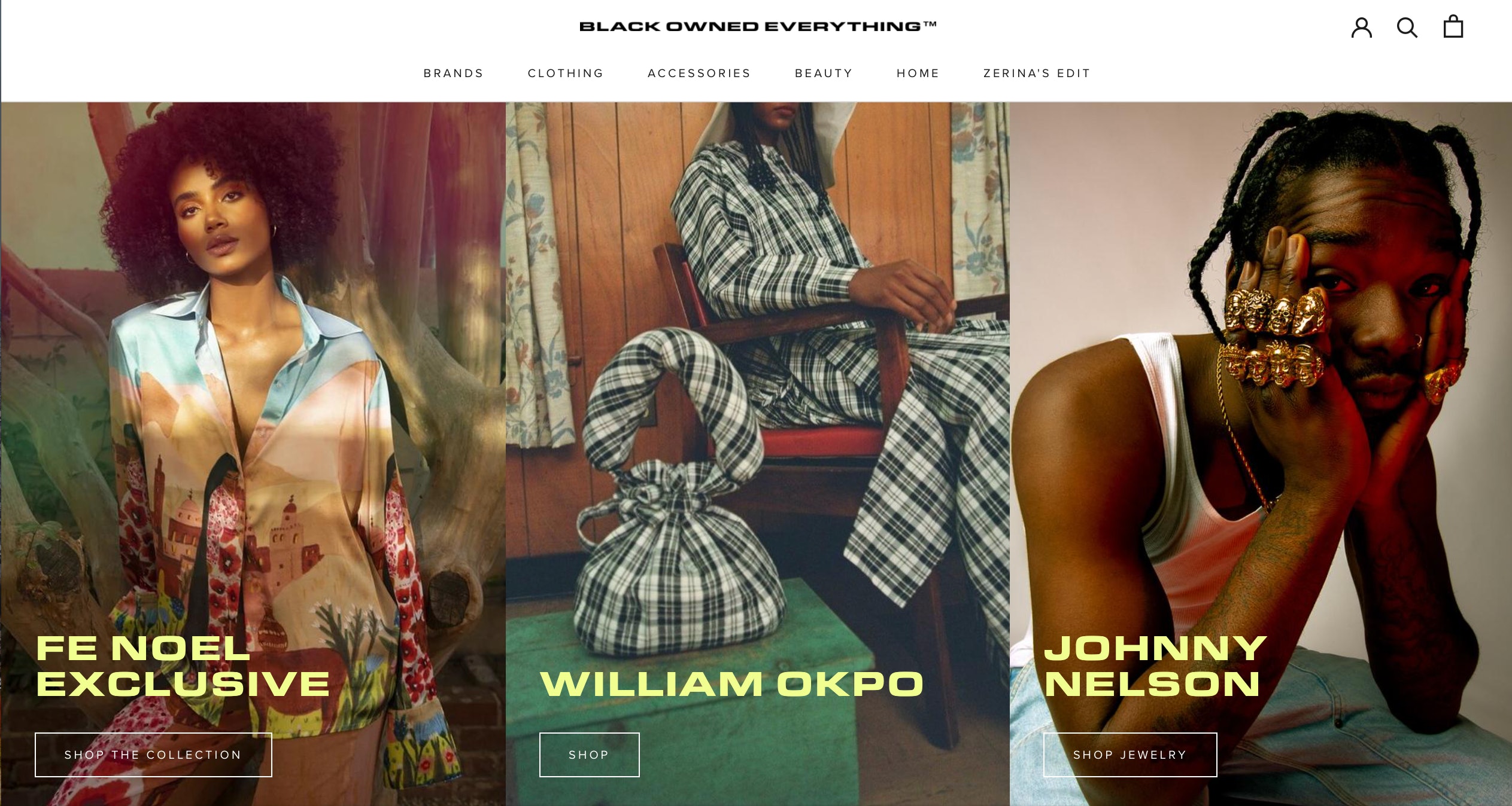 La vitrine numérique de Zerina Akers met en valeur les marques appartenant à des Noirs